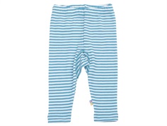 Joha leggings blue stripes merino wool/silk